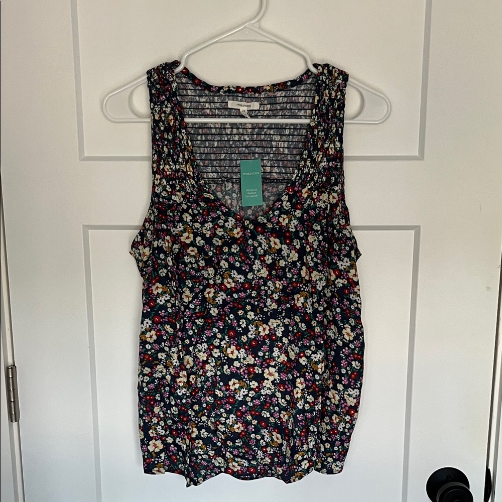 Maurices Multicolor Floral Tank Top